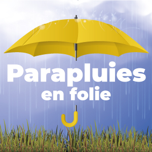 Parapluies en folie chez France Marquage Concept